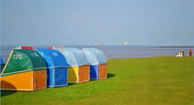 Ferien in Otterndorf - Strandkabinen